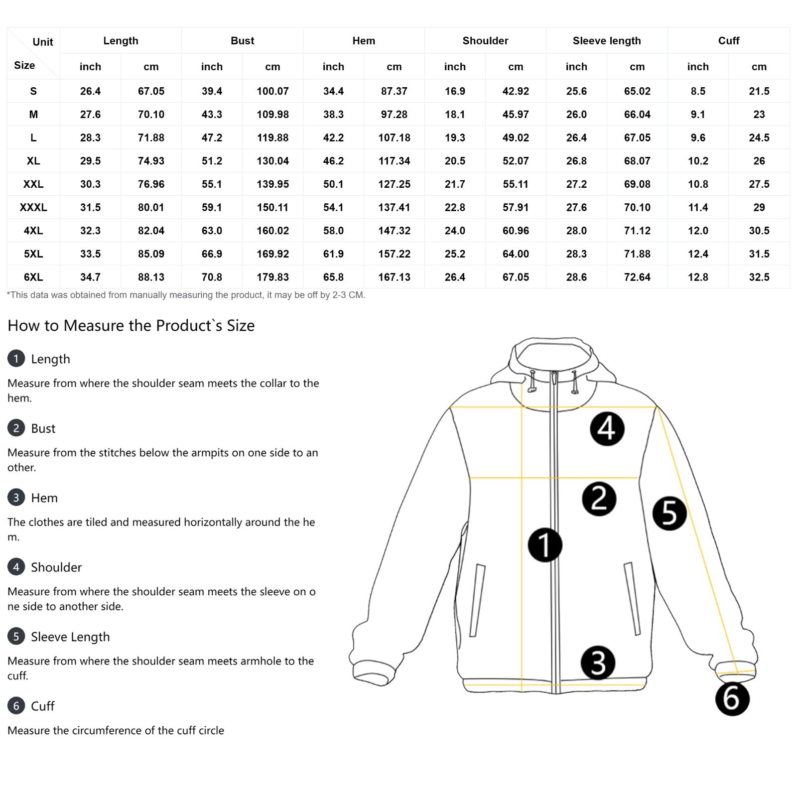 Men's Double Layer Hooded Jacket USA