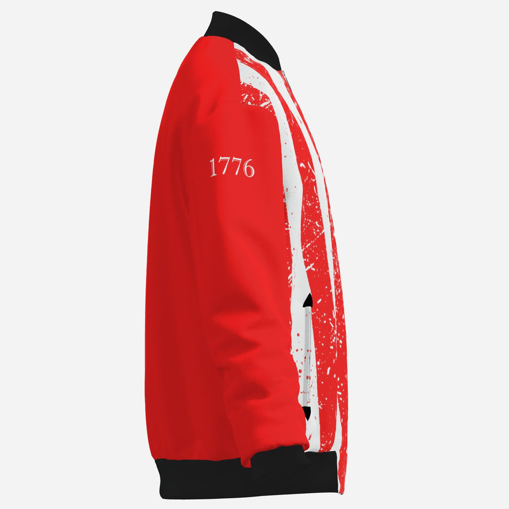 USA All-Over Print Men's Bomber Jacket Sportswear