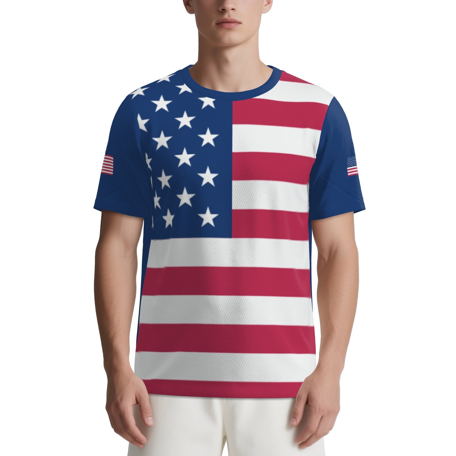Stars and Stripes Mesh T-shirt