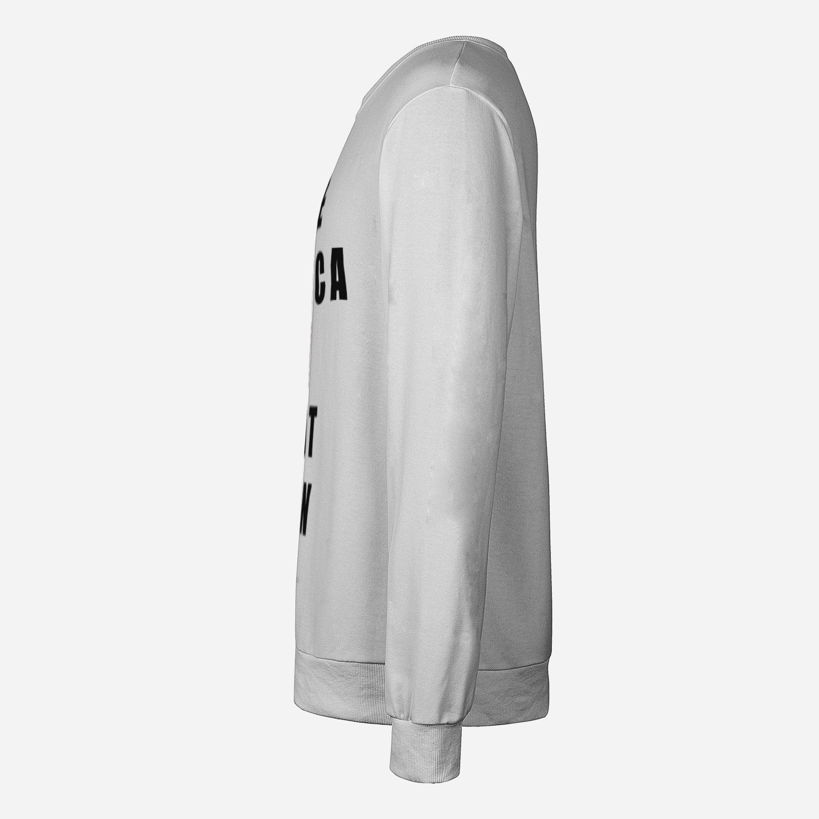 MAKE AMERICA GREAT AGAIN Cotton Unisex White Sweatshirt