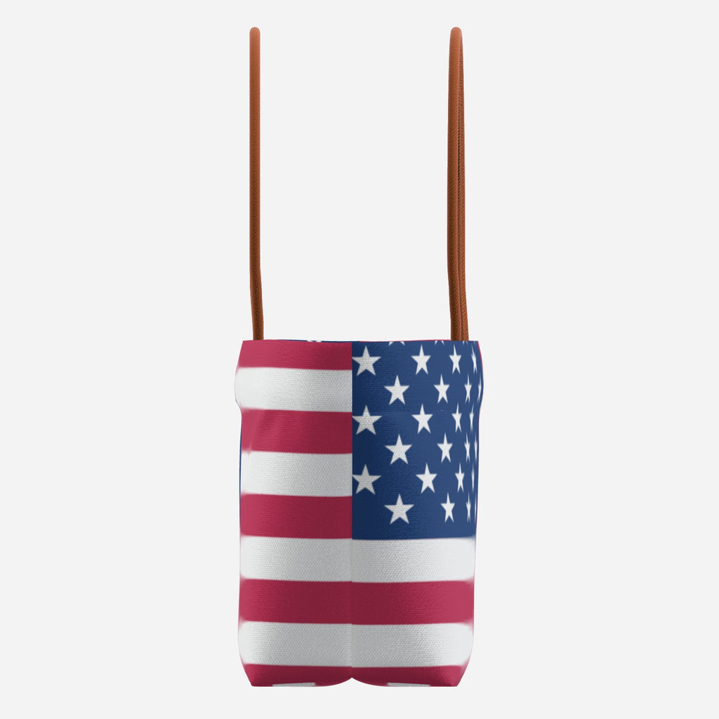 USA Freedom Flag Canvas Tote Bag Shoulder Handbag – Stylish & Durable