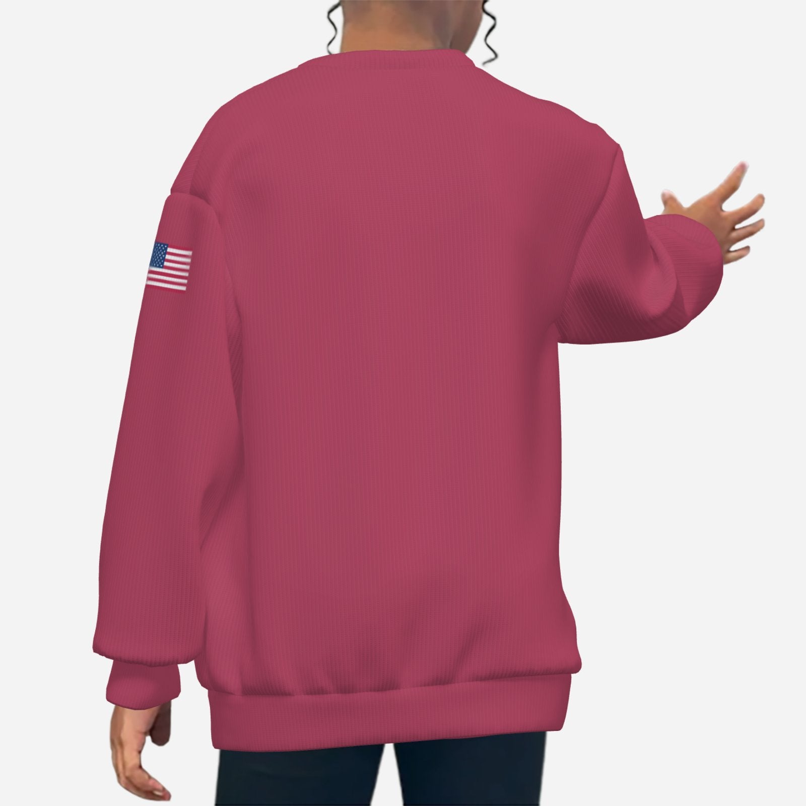 Girl's USA Sweatshirt - Red
