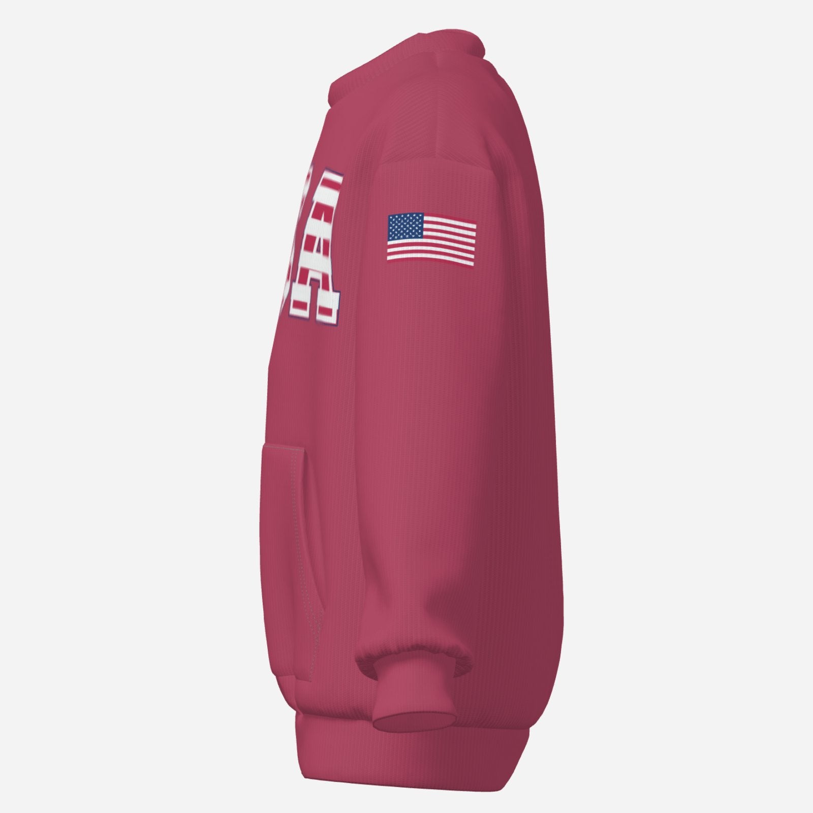 Girl's USA Sweatshirt - Red