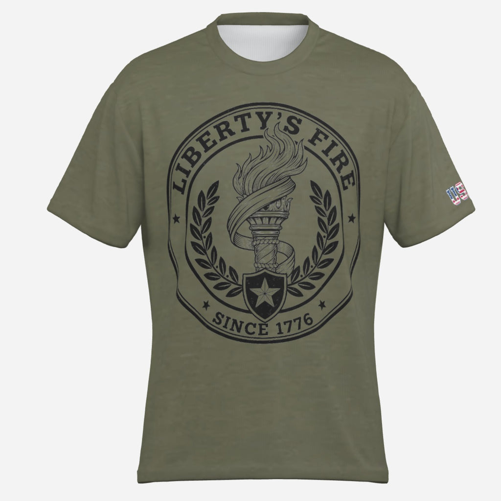 Liberty's Fire Green T-Shirt