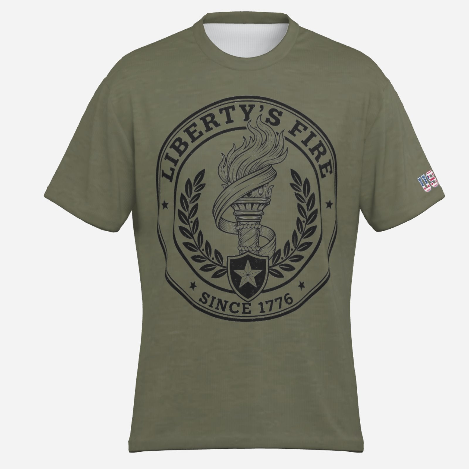 Liberty's Fire Green T-Shirt
