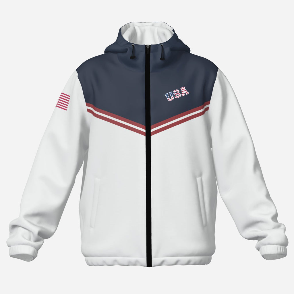 Men's Double Layer Hooded Jacket USA