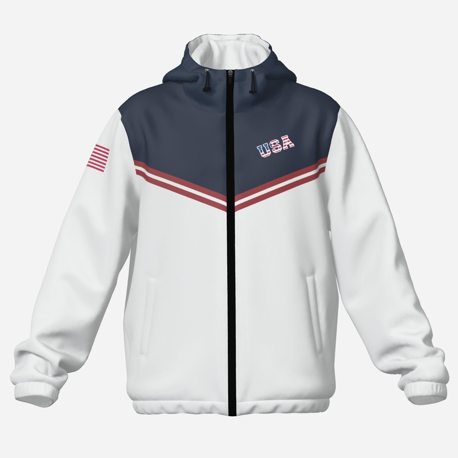 Men's Double Layer Hooded Jacket USA