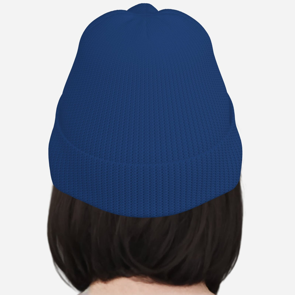 Womens Blue USA Beanie Hat