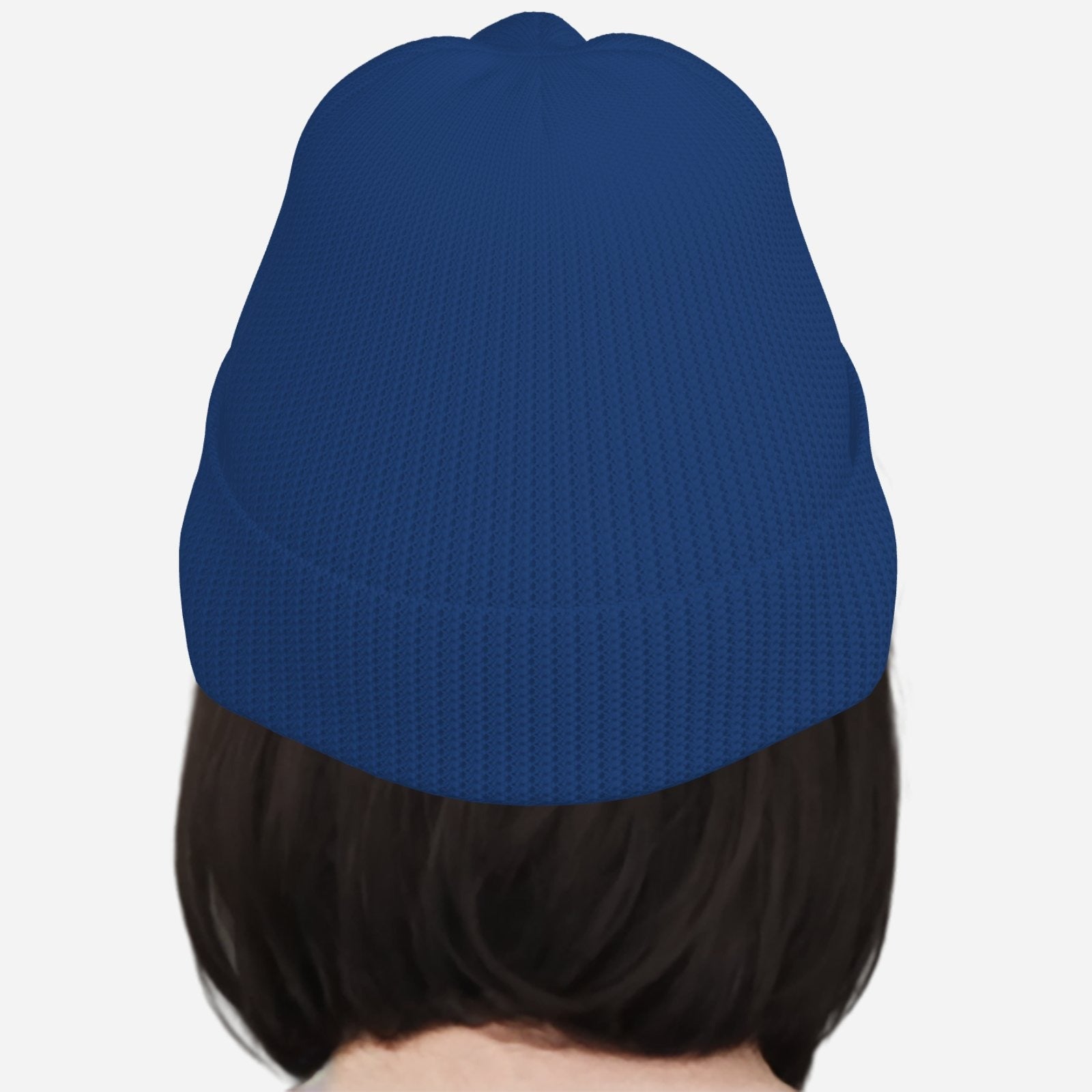 Womens Blue USA Beanie Hat